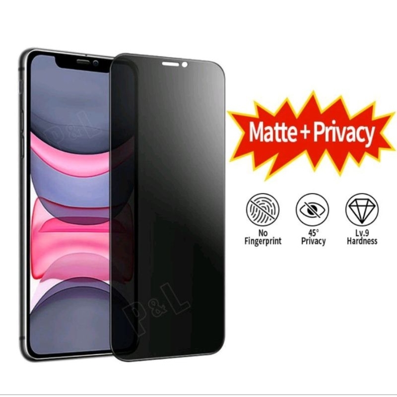 Matte Spy Realme 9 4G / 9 5G / 9i / 9 Pro / 9 Pro+ / 10 4G / 10 5G / 10 Pro / 6 / 6S / 6i / 6 Pro / 7 / 7i / 7 Pro / 8 4G / 8 5G / 8i / 8 Pro  Tempered Glass Ceramic Matte Spy / Anti Gores Keramik Privasi