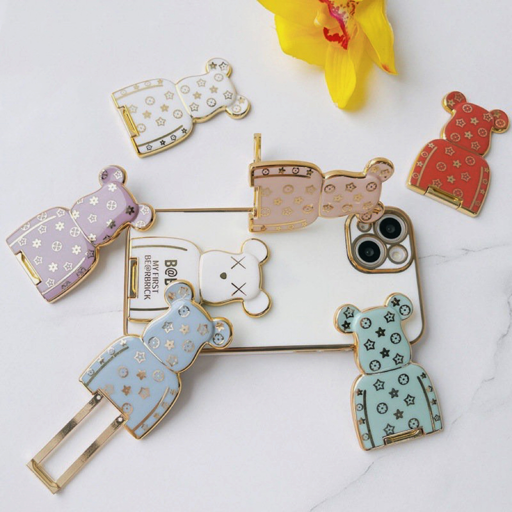 Holder HP Bentuk Beruang Lucu Phone Bracket Standing HP