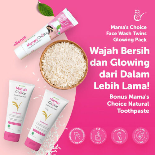 [BPOM] Mama's Choice  Gentle Face Wash 100ml / Mamas Choice Face Wash Bumil &amp; Busui / Mama Choice Sabun Pembersih Wajah Aman Halal Natural Ibu Menyusui dan Ibu Hamil / MYMOM