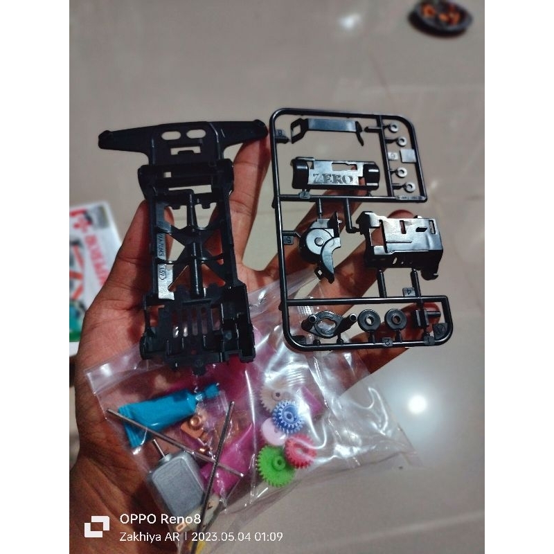 Tamiya Chasis Chassis Set Zero Pc Abs + Gearbox Zero + Gearset Zero
