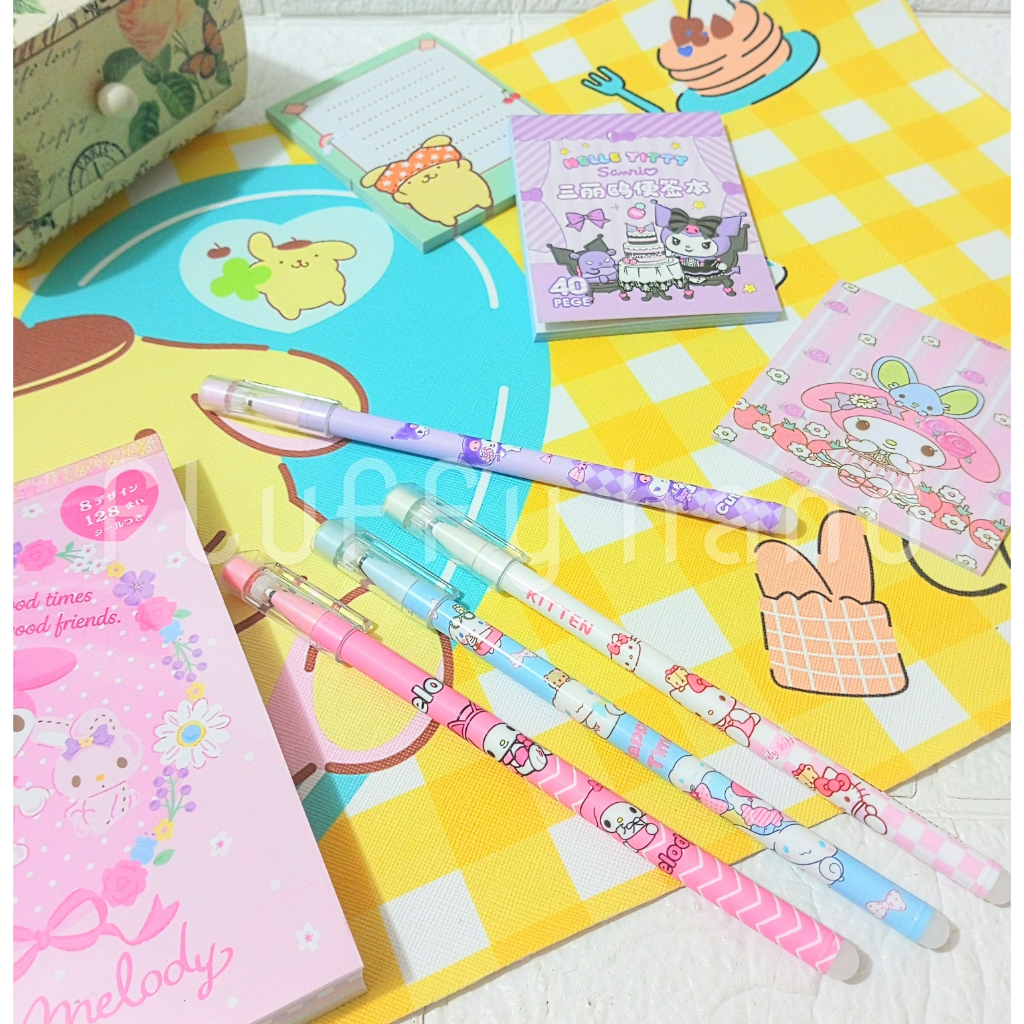 PULPEN GEL TINTA BISA DIHAPUS BOLPOIN KARAKTER LUCU ERASABLE PEN PULPEN GEL KARAKTER ANIME