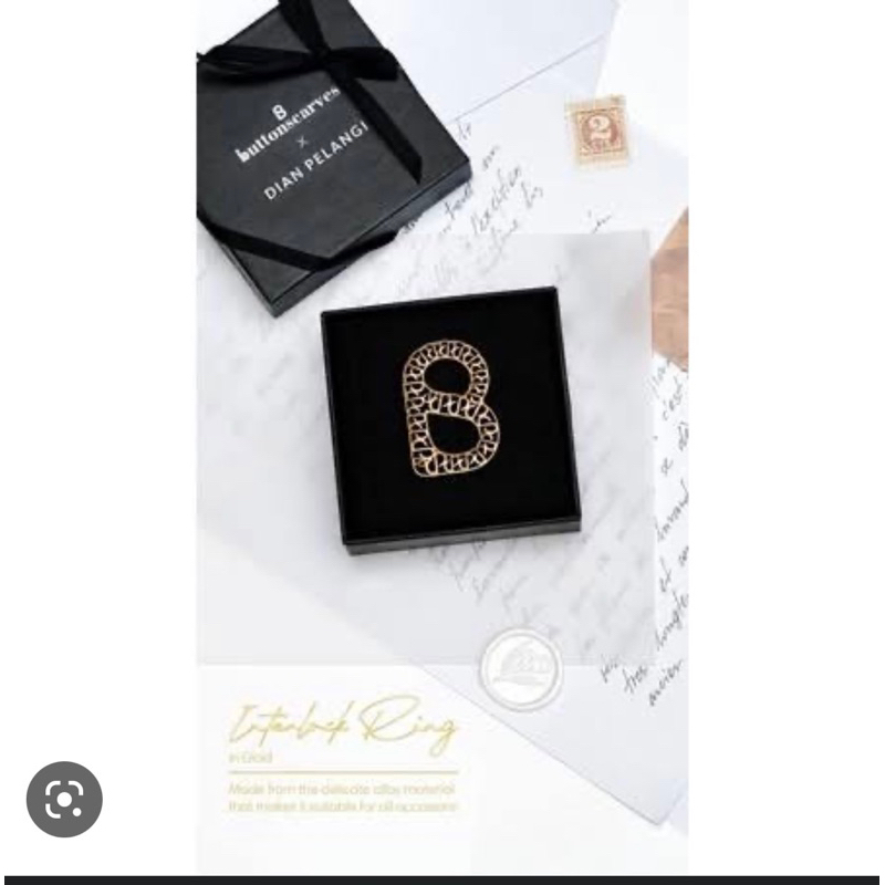 INTERLOCK RING BUTTONSCARVES X DIAN PELANGI NEW BUKAN PRELOVED 