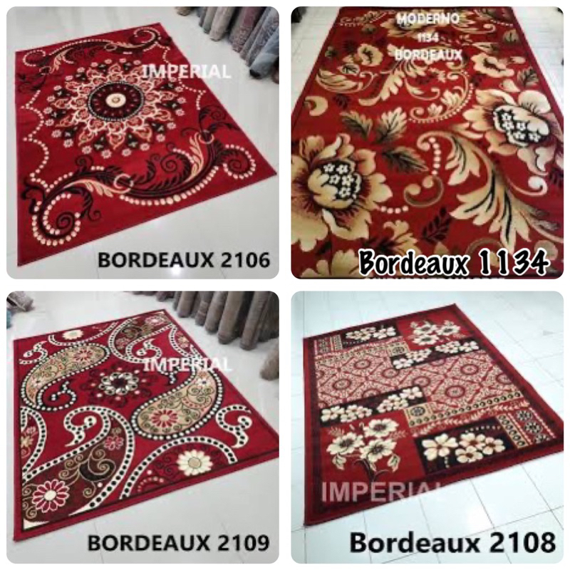 Karpet Permadani Moderno Minimalis ukuran 115x155