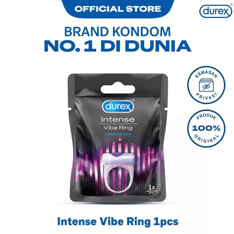 PRIVASI AMAN! Durex Intens Vibration Ring - Cincin Getar Alat Bantu Pria Wanita