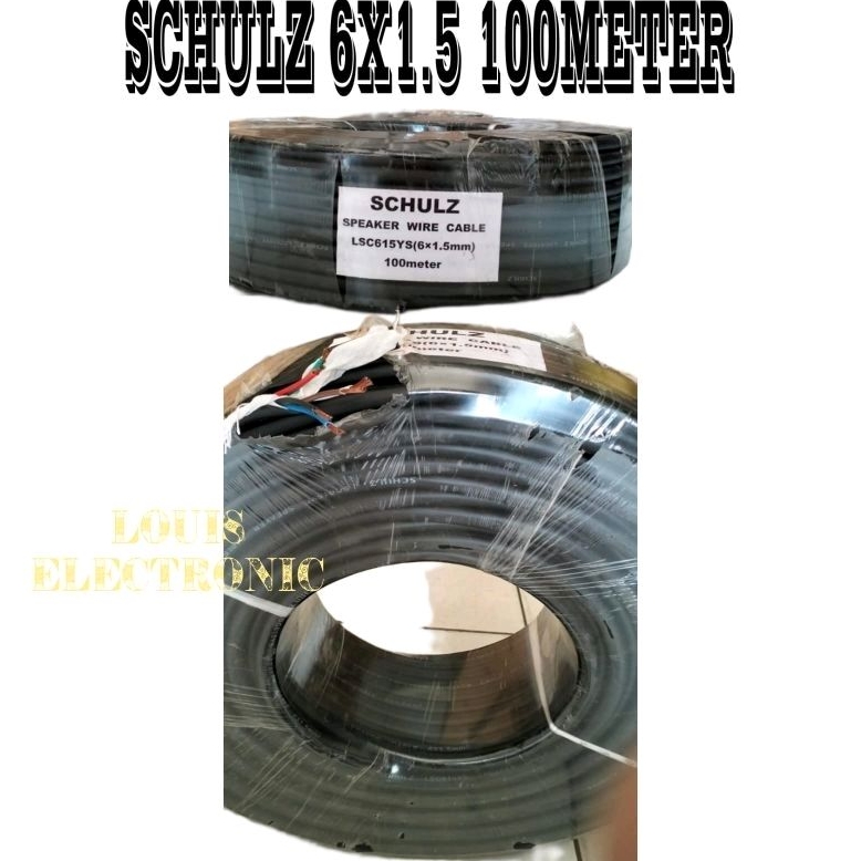 Kabel Speaker isi 6 6x1.5 mm SCHULZ ORIGINAL 6x1.5mm 1 Roll 100 Meter