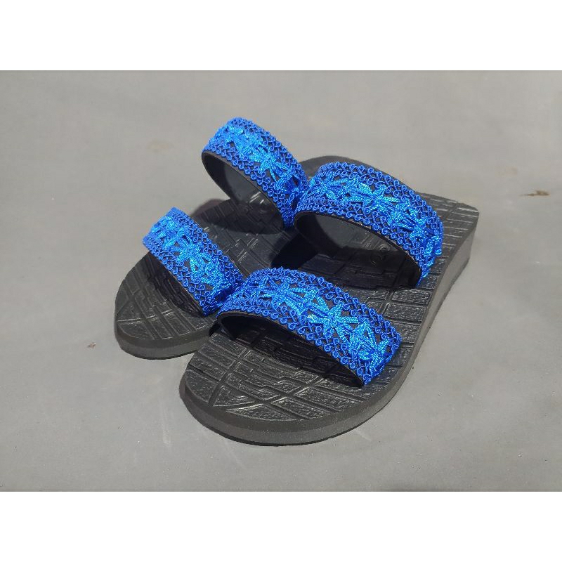 CLOVERSANDALS | Sandal Slop Renda Anti Slip Tinggi 4 cm Bandol Khas Banaran Banyumas Murah Awet