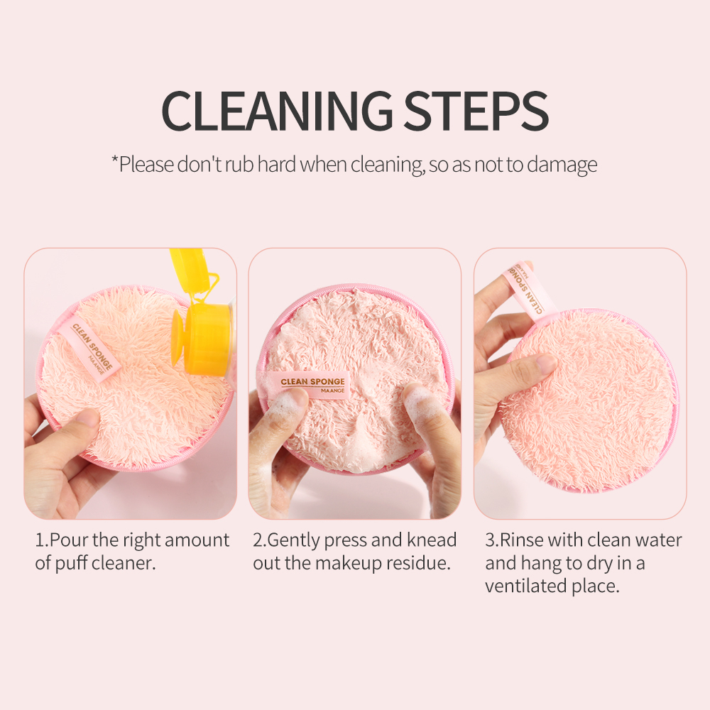 MAGEFY Makeup 3D Remover Make Up Spon Cuci Muka Pembersih Wajah Penghapus Riasan Wajah 5977