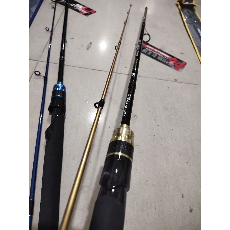 joran versus galahad panjang 150 165 180 cm carbon hollow ring fuji