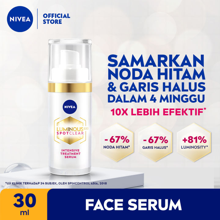 NIVEA Luminous 630 Spotclear Treatment Set | Set Perawatan Flek Hitam