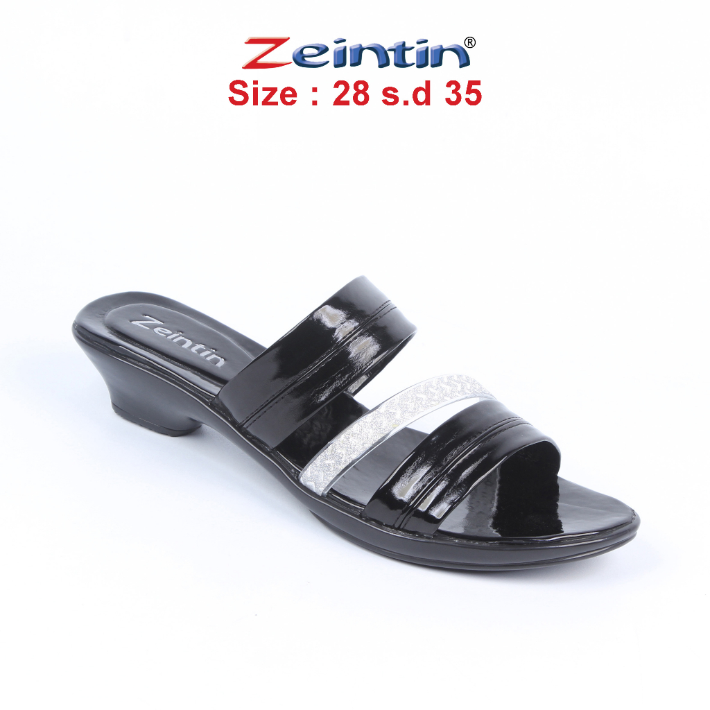 Zeintin - Sandal Anak Perempuan Sendal Anak Wanita Kulit Sintetis Model Selop TS