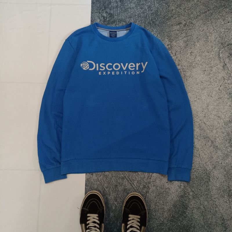 Discovery Crewneck blue & Caps spao X snoopy