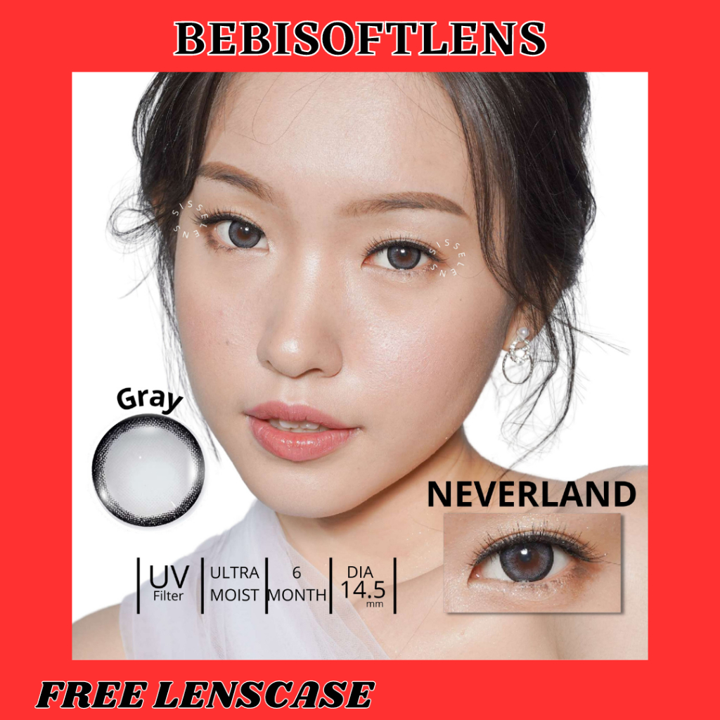 Softlens NEVERLAND DIA 14.50 MM NORMAL &amp; MINUS BROWN GREY (-0.50 s/d -6.00) / BB