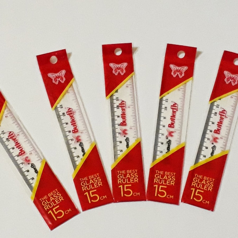 

Penggaris Merk Butterfly Ukuran 15cm Ruler Alat Ukur Aksesoris Stationery ATK Art Seni Kesenian School Gambar Ukuran Alat Tulis Stensil Perlengkapan Office Garis Garisan Peralatan Sekolah Kantor Rulers Drawing Prakarya Kerajinan Tri Tunggal Malang