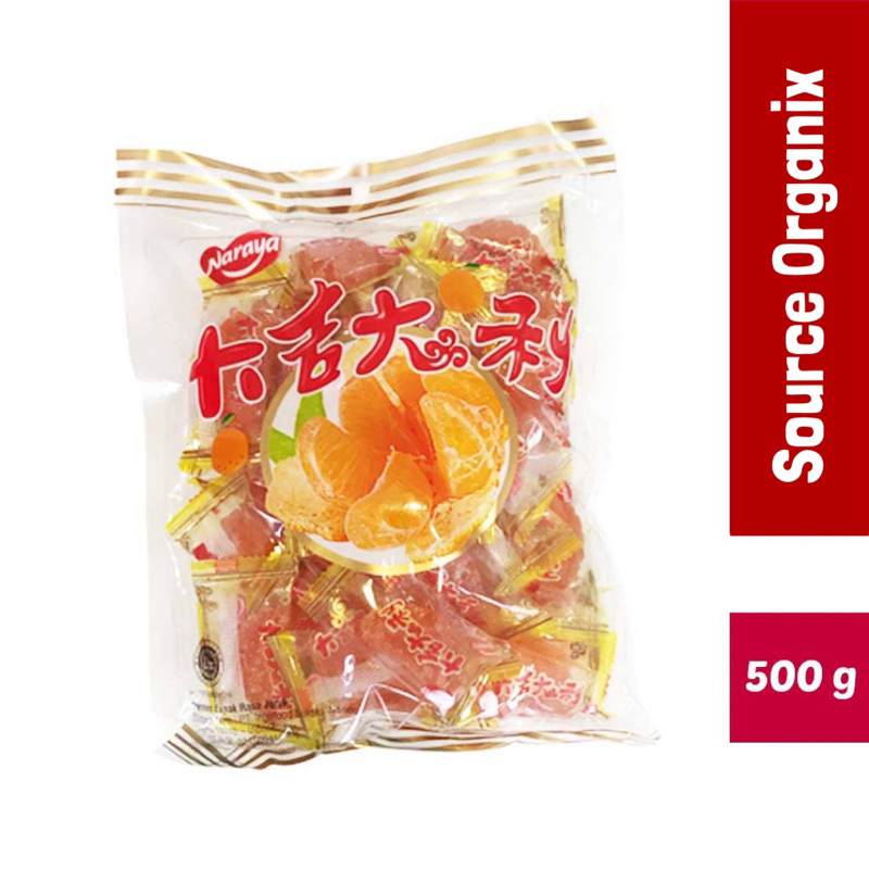 

Jelly Jeruk Mandarin Naraya Orange Candy 500gr