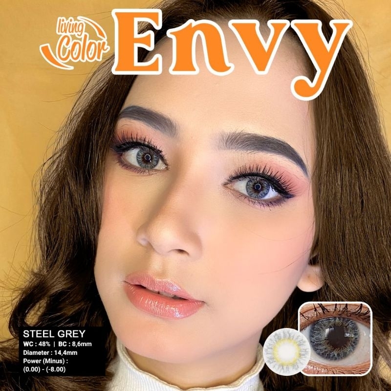 Softlens warna minus dan normal living color envy