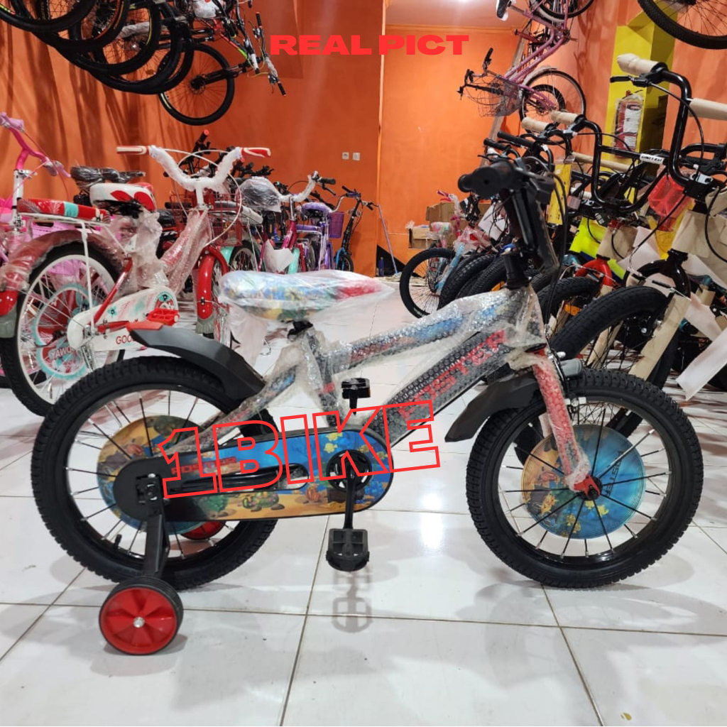 Sepeda Anak Laki Ukuran 12&quot; 16&quot; 18 BMX FOSTER 5505-1 sepeda anak murah , sepeda bmx x 03L