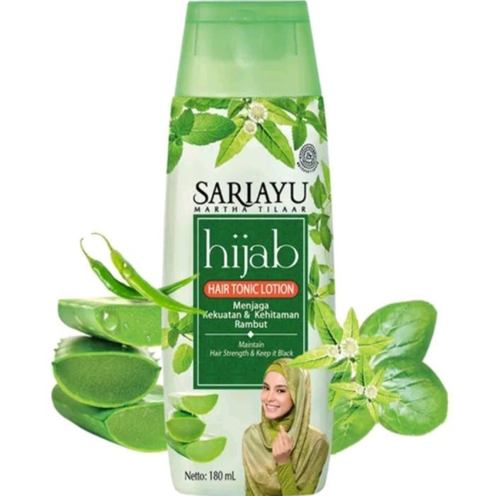 SARIAYU HIJAB HAIR TONIC LOTION PENYUBUR RAMBIT ANTI RONTOK 180ML