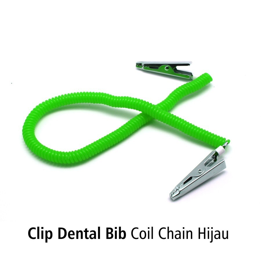 CLIP DENTAL BIB / COIL CHAIN / PENJEPIT POLIBIB / JEPITAN POLYBIB POLIBIB DENTAL BIB RANDOM - ONEMED