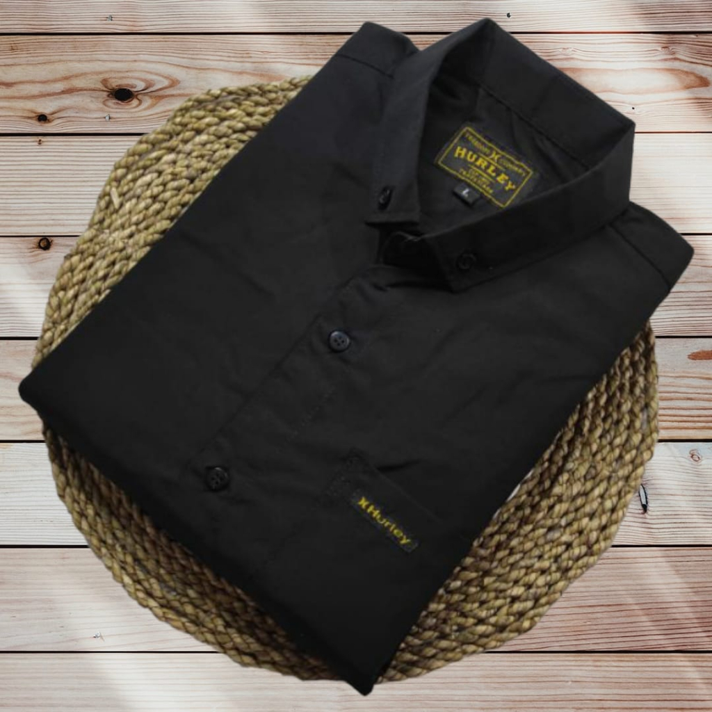 kemeja pria lengan pendek baju pria distro hem pria distro kemeja pria polos kemeja pria hitam  keme