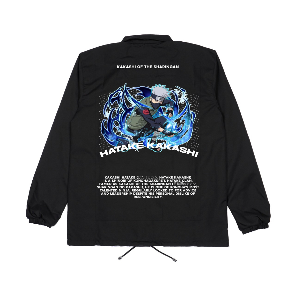 Afterrisen Jaket Coach Anime Naruto Kakashi Hatake
