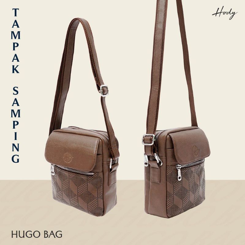 Hody Hugo Bag For Man Tas Sling Bag Pria Tas Cowok Formal dan Kasual