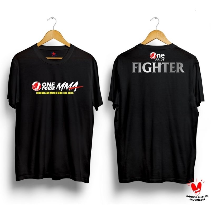 Baju Kaos MMA one pride Fighter kaos distro terlaris ligar24 tshirt