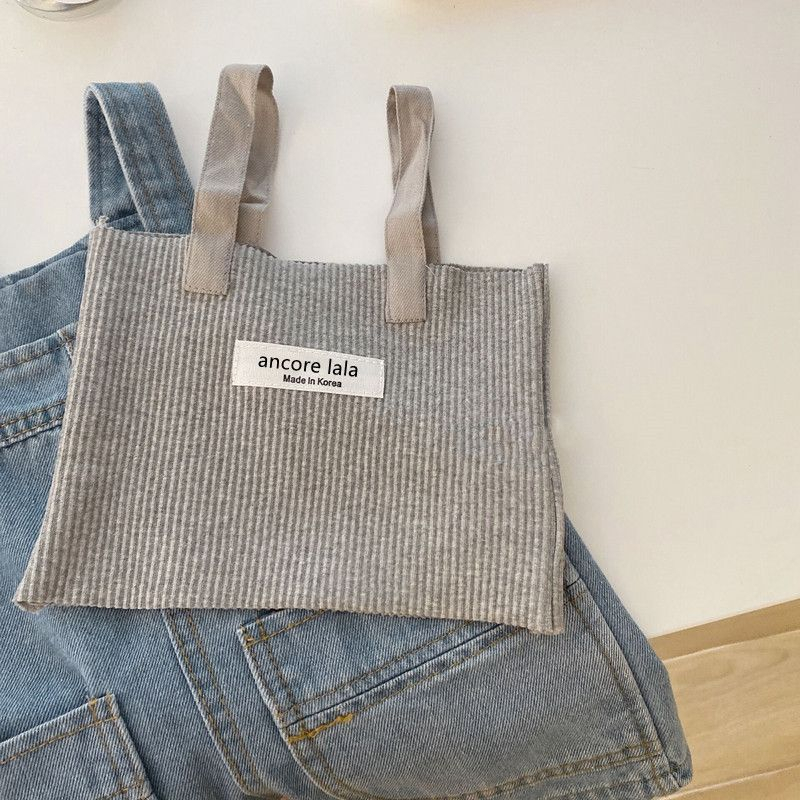 (LOLI-JKT) BS-417 SET ANAK COMISOLE TOP OVERAL SHORTS DENIM 100-140