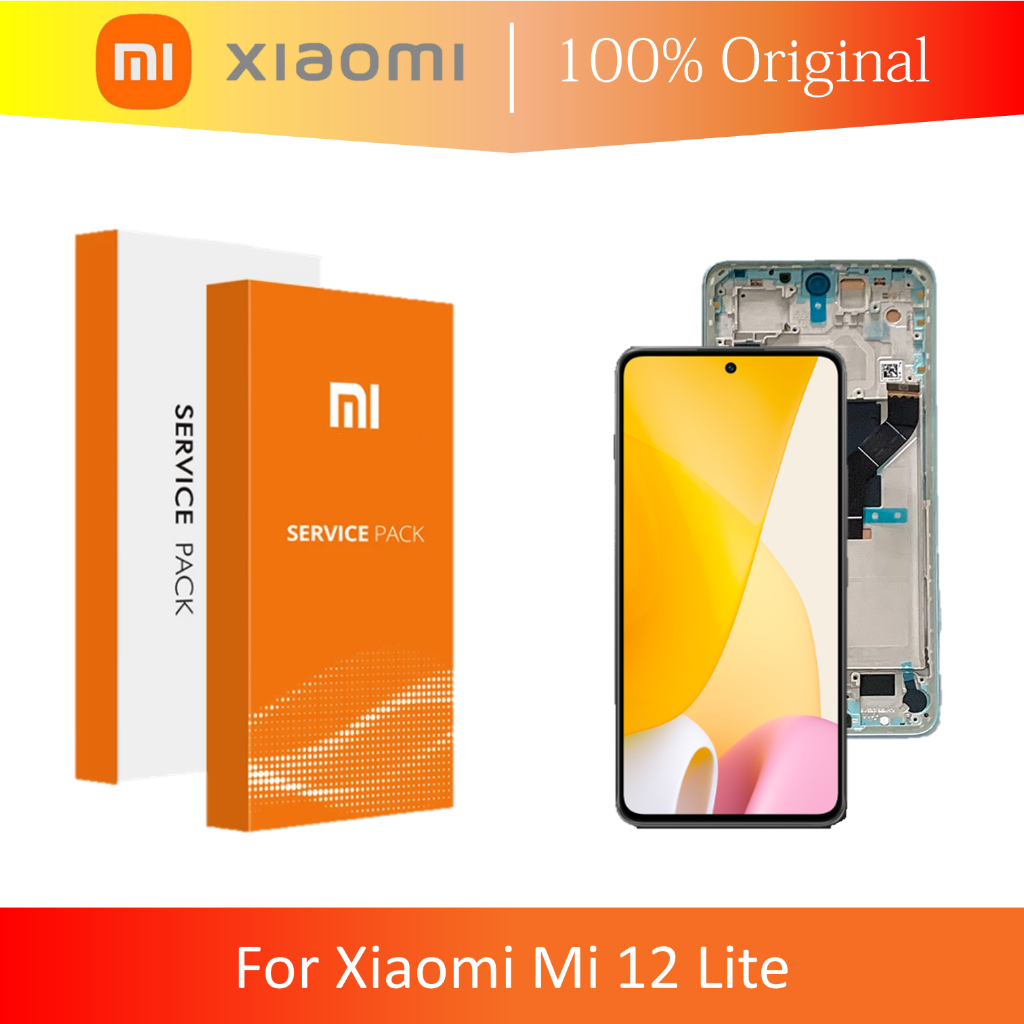 (ORIGINAL 100% XIAOMI) LCD + FRAME XIAOMI MI 12 LITE