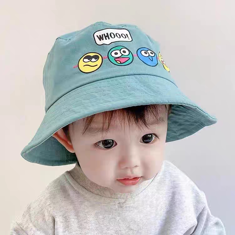 (Hello Girl)MZ41 Bucket Hat Topi Balita Umur 2-6 Tahun Motif NINO Be Happy Import