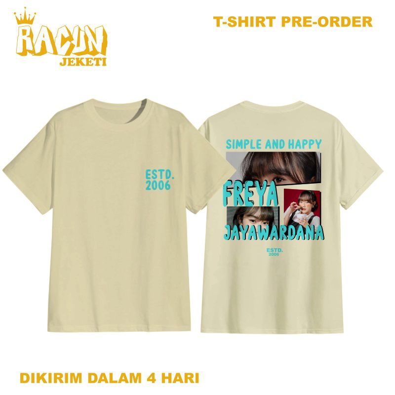 T-SHIRT FREYA JKT48 | T-SHIRT CUSTOM FJKT48 FREYA