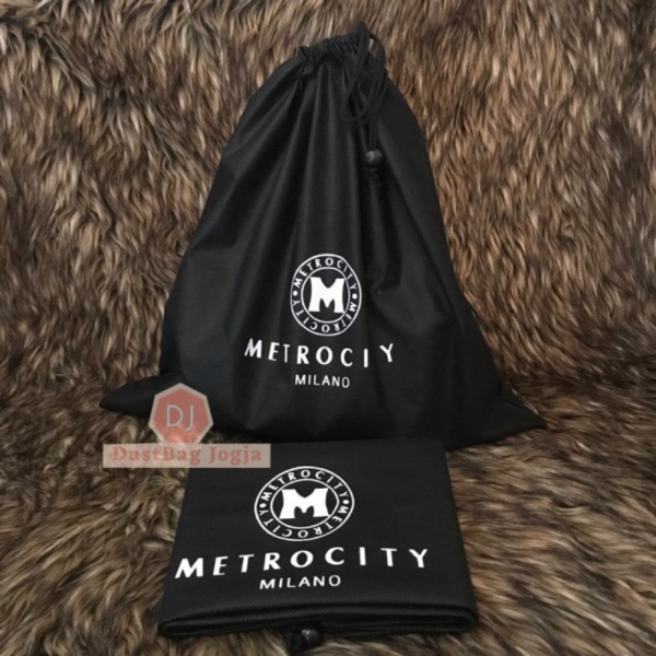 Grosir DB METROCITY ukuran L 45X45 DustBag Tas Serut Sarung Cover Dust Bag Limited