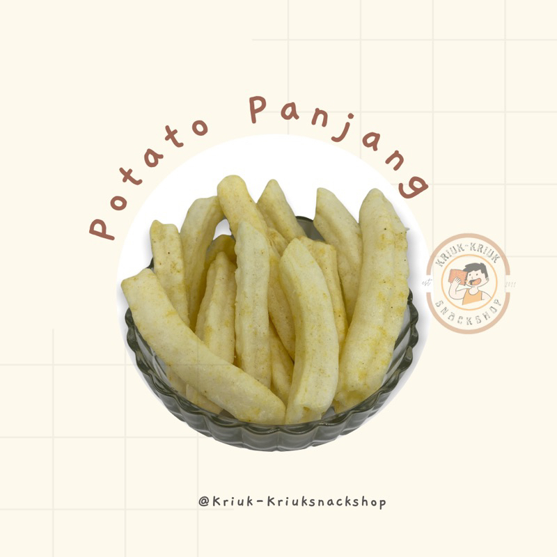 

POTATO COLEK//POTATO PANJANG//KENTANG POTATO//KRIUK-KRIUKSNACKSHOP MALANG