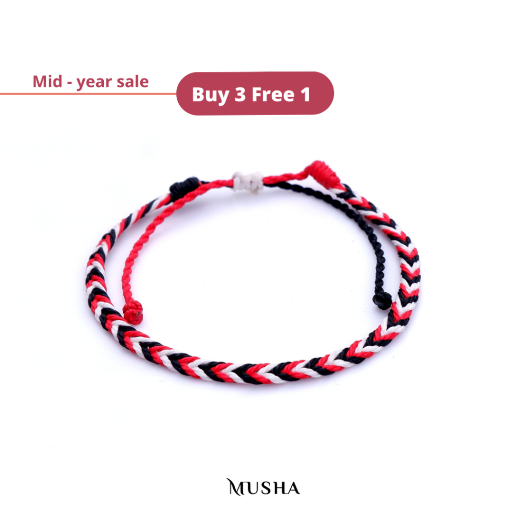 Musha Water Repellent Bracelet - Tridatu | Gelang Pria Gelang Wanita