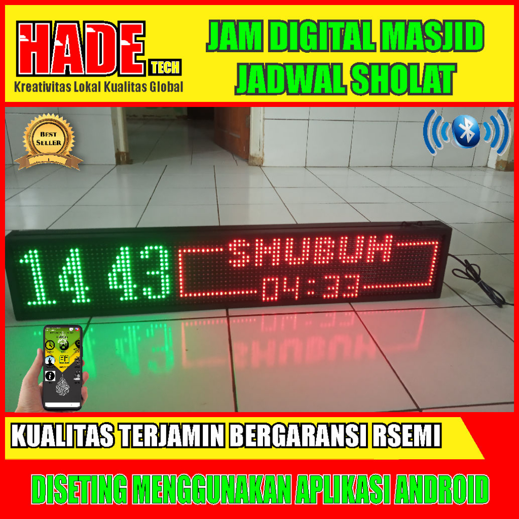 JAM MESJID DIGITAL / WAKTU SHOLAT MASJID