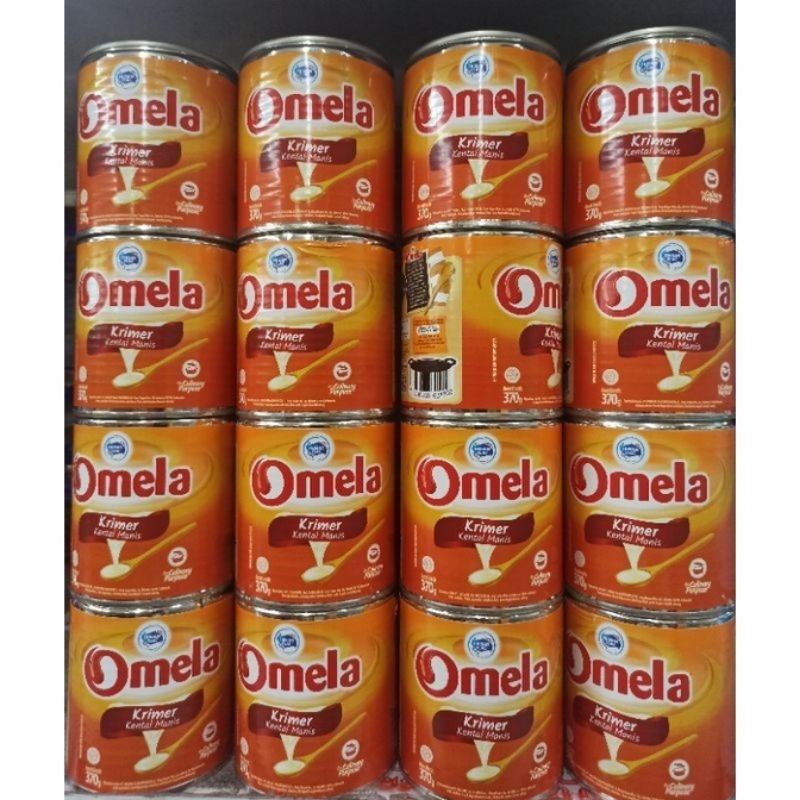 

omela krimer kental manis 370gr || susu kaleng bendera omela krimer kental manis || frisian flag omela