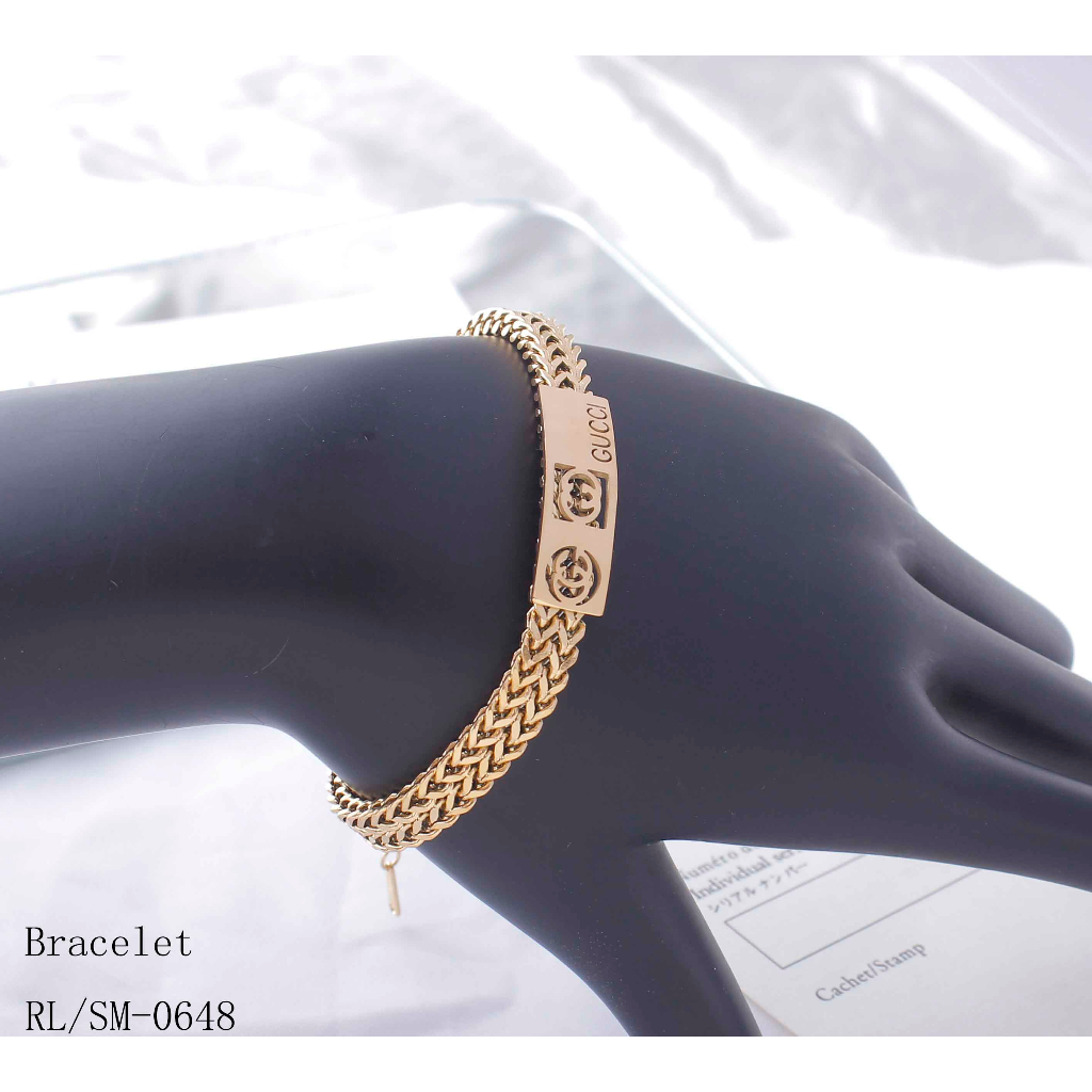 Gelang Titanium Anti Karat Perhiasan Fashion 0651/0648