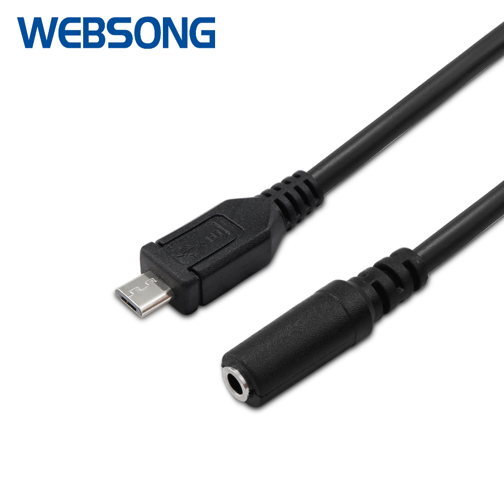 Kabel USB Micro to Audio 3.5mm Female Websong