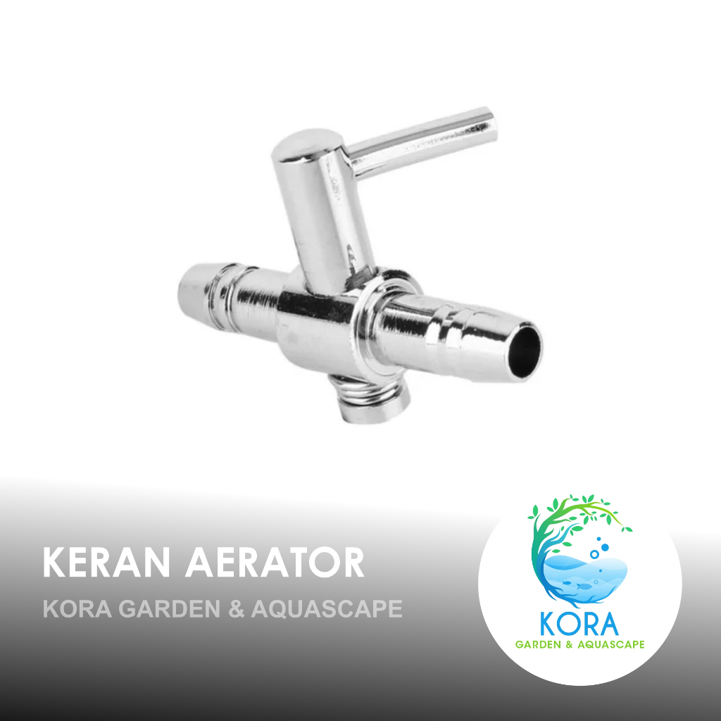 Kran Aerator Aquarium / Keran Co2 DIY Stainless Steel / Kran Aquascape