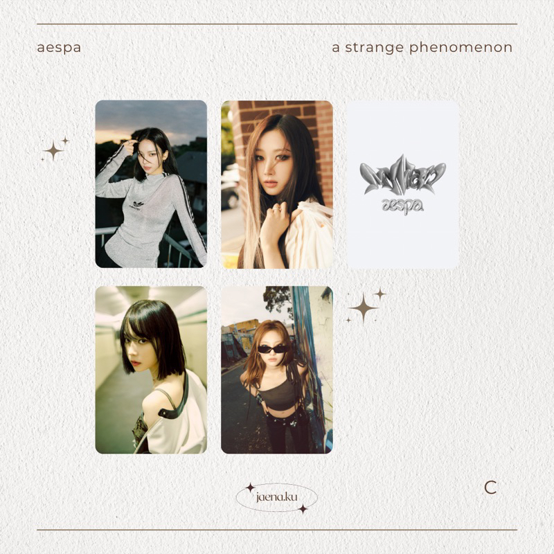 [AESPA] PHOTOCARD MY WORLD A STRANGE PHENOMENON