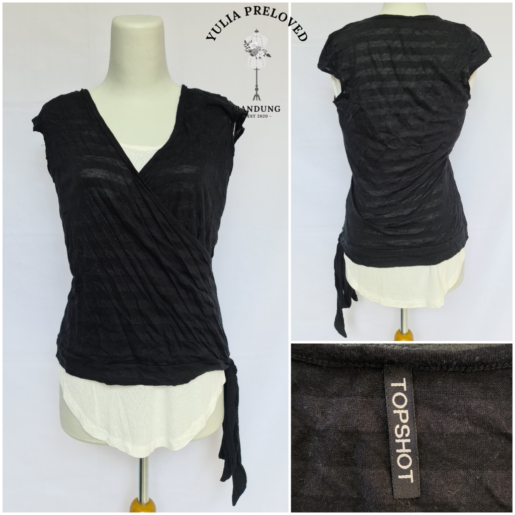 Blouse Topshot Hitam