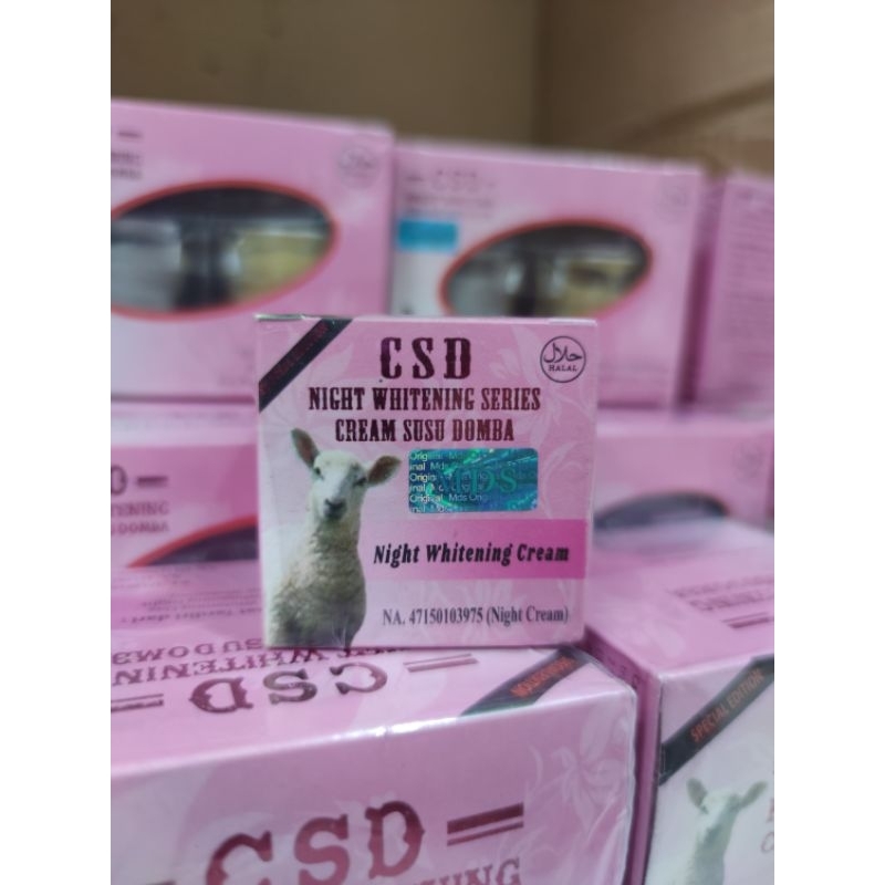 Krim Malam CSD / Night Cream Cream Susu Domba MDS Original