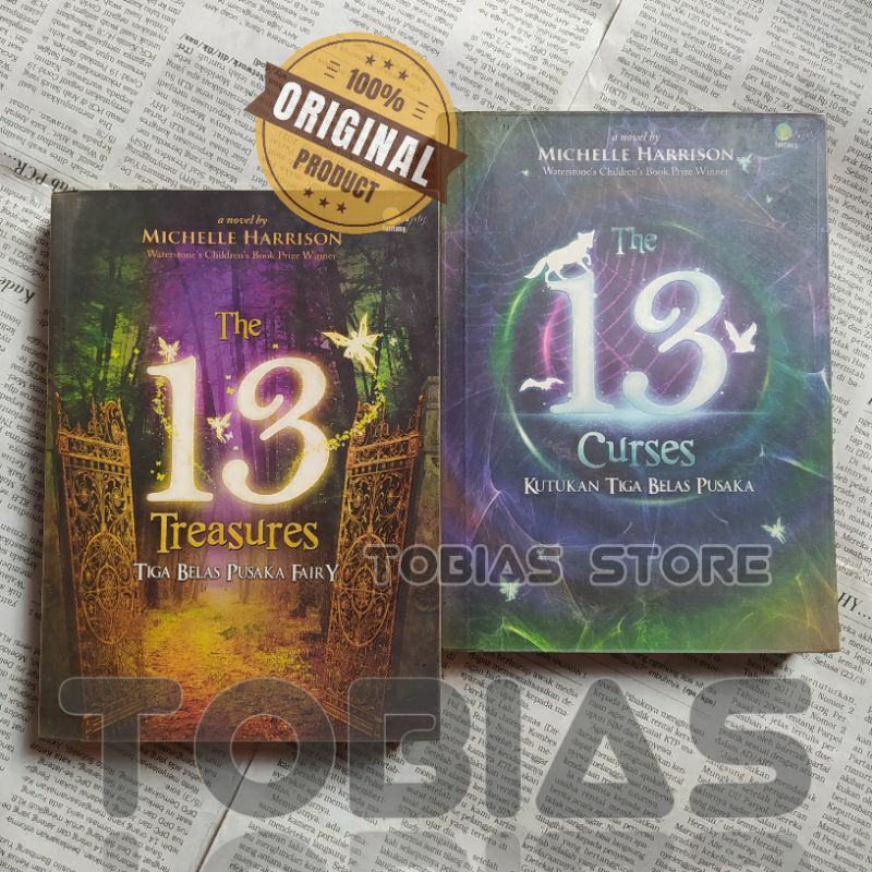 Seri Thirteen Treasures Set - Michelle Harrison Novel Bundling - The 13 Treasures Curses Original Fa