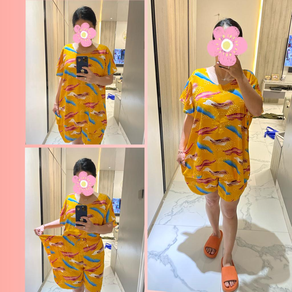 BAJU SETELAN BALI ABSTRAK SUPER JUMBO XXXL ST/G