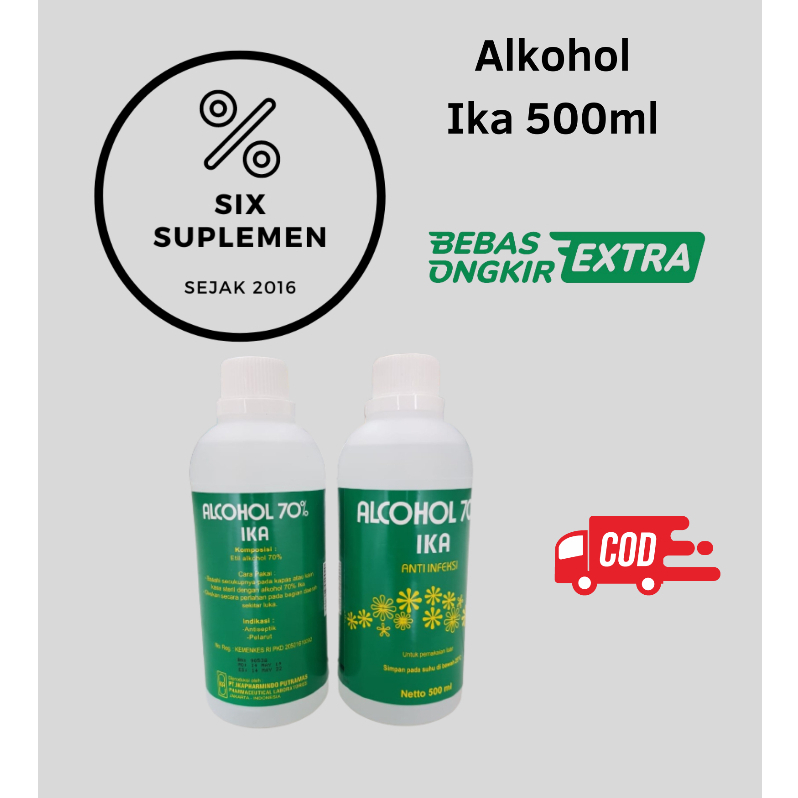 Alcohol Alkohol Ika Antiseptik Luar 70% 500ml