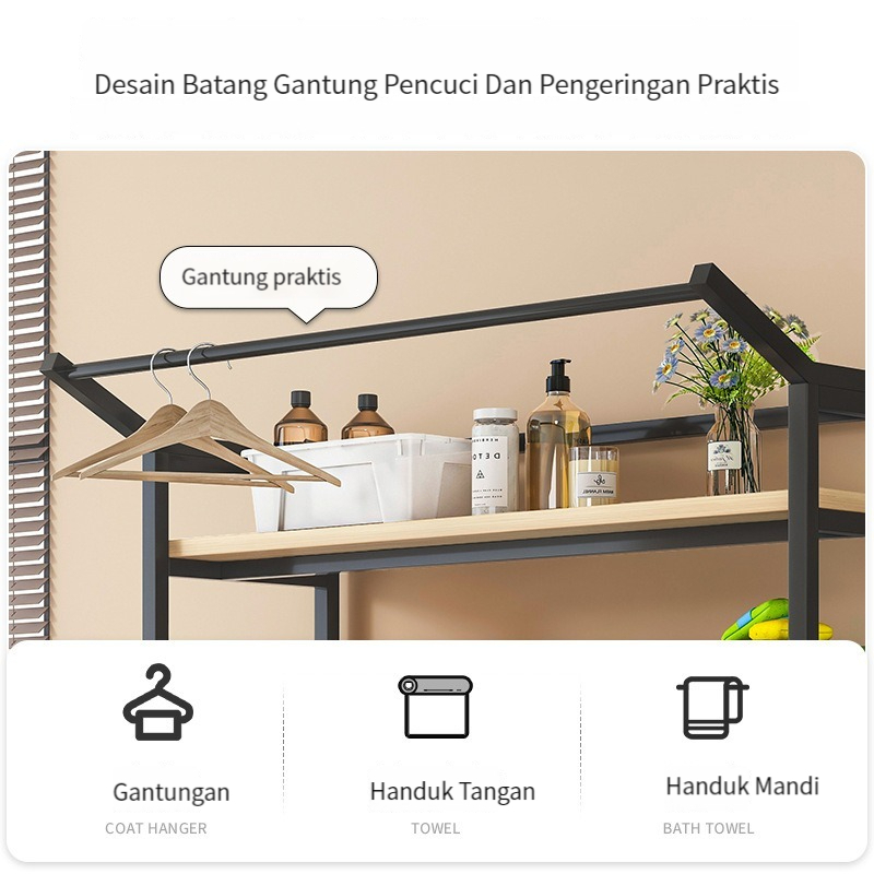 Furnibest Rak Mesin Cuci Rak Serbaguna