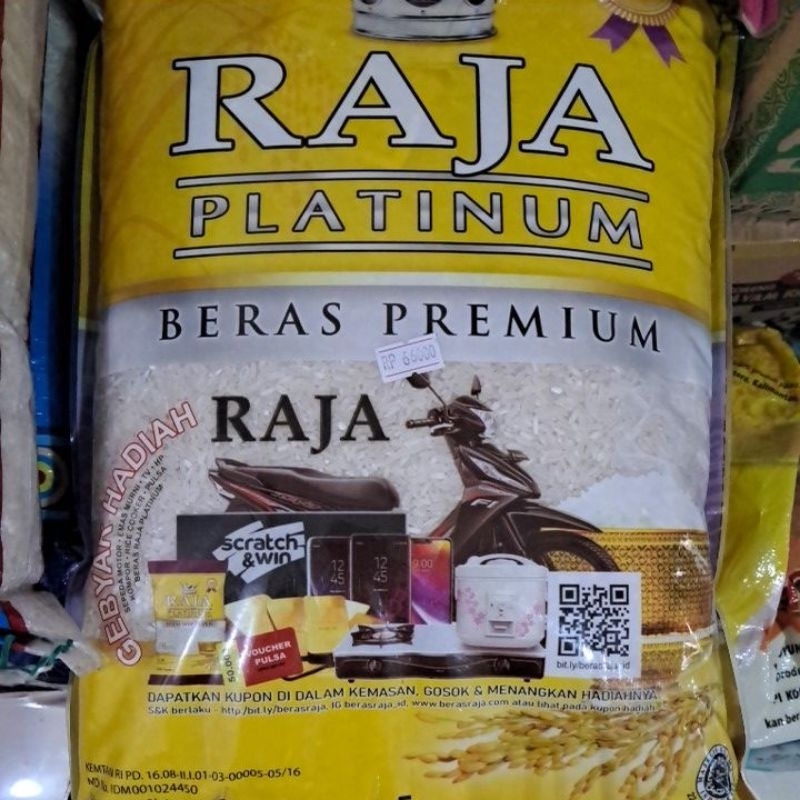 

Beras Premium Raja Platinum 5 Kg