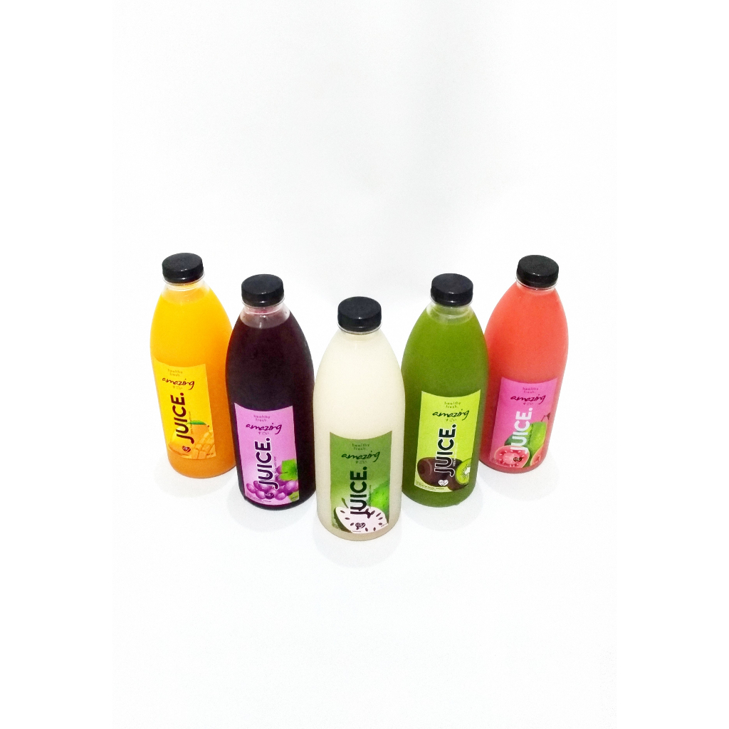 

PROMO FRESH JUICE Jus Buah Sirsak Anggur Apel Kiwi Guava Mangga Jeruk Sirsak Nanas Cranberry Leci 600 ml