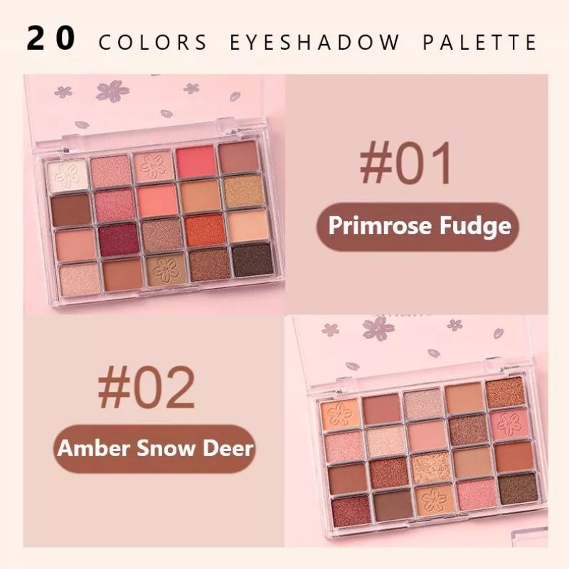 LAMEILA 5190 EYESHADOW PALETTE 20 COLORS