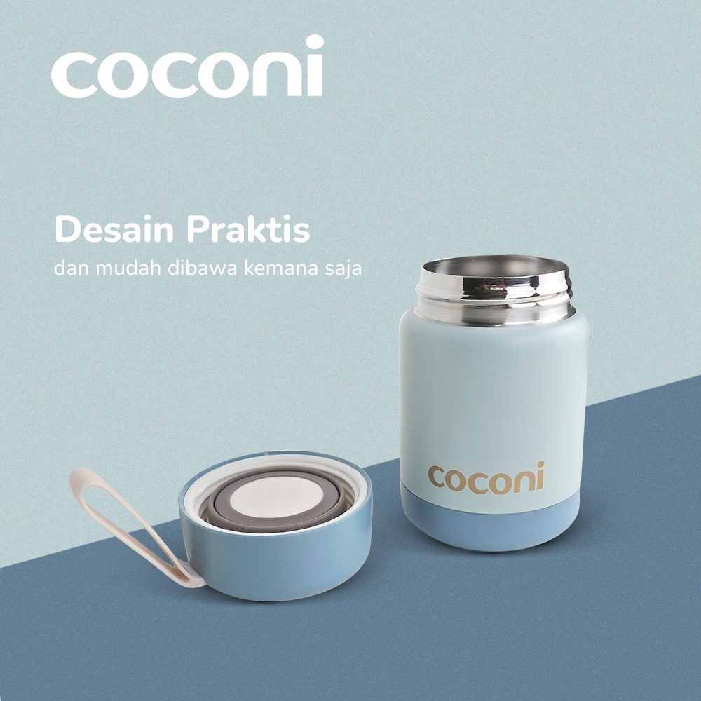 COCONI Thermal Food Jar Thermos | Termos Makan Sup MPASI Anak Bayi 300ml