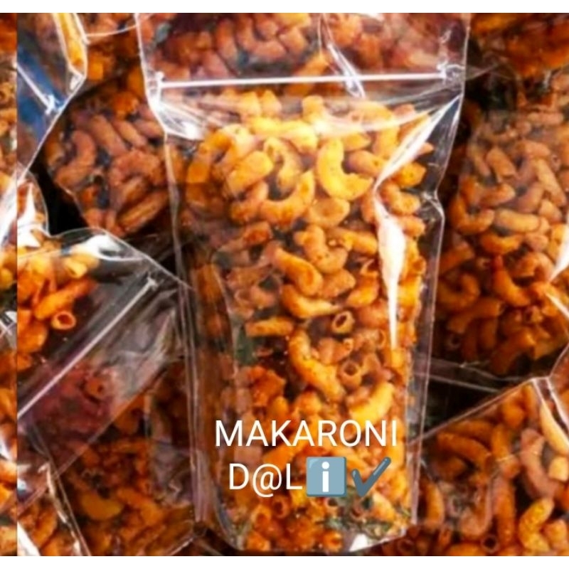 

cemilan Makaroni pedas
